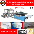 Automatic Air Bubble Film Bag Making Machine two sealing type